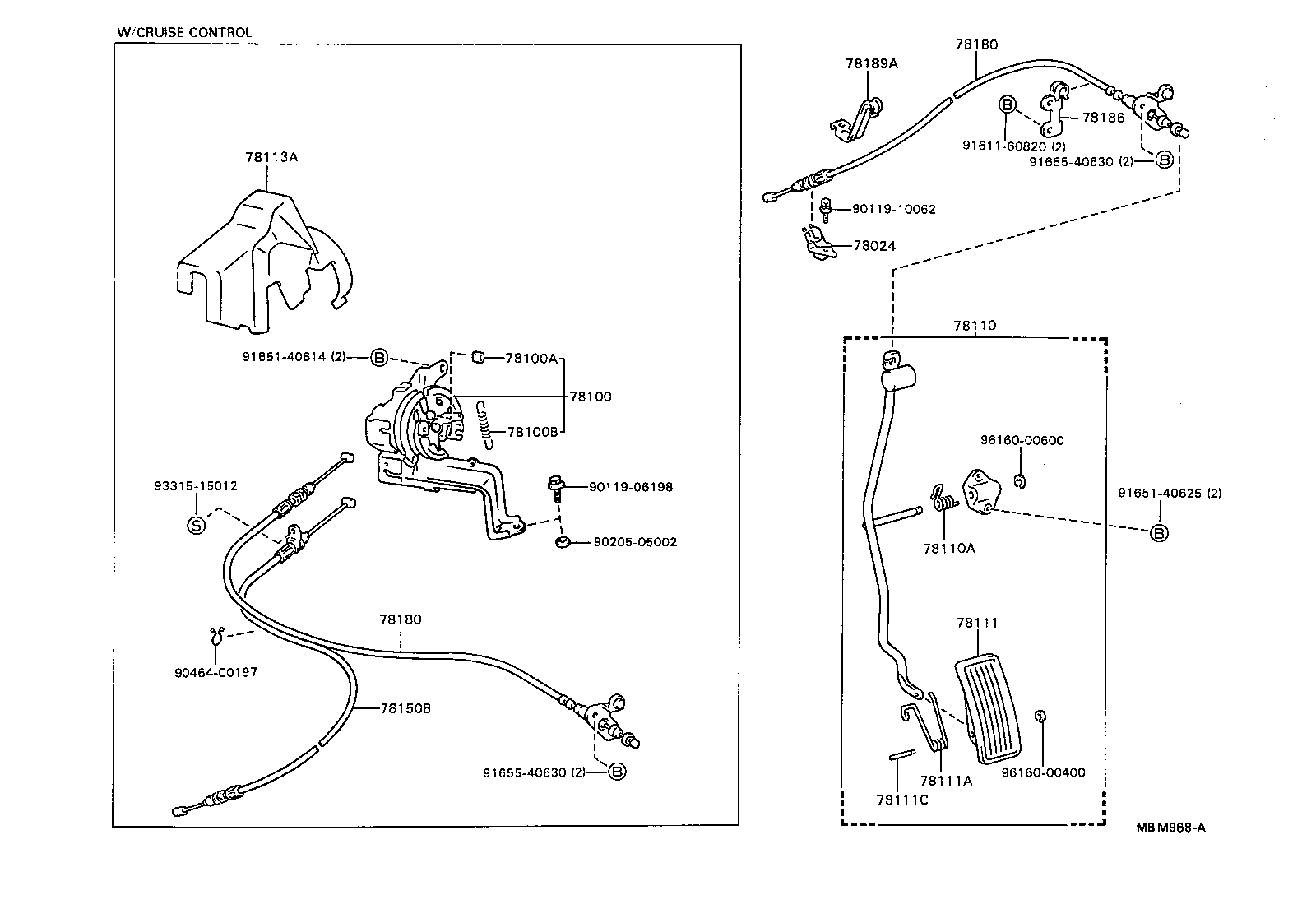 78180-32130 WIRE ASSY, ACCELERATOR product image