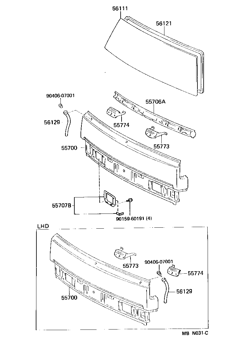 55701-95449 PANEL ASSY, FRONT product image