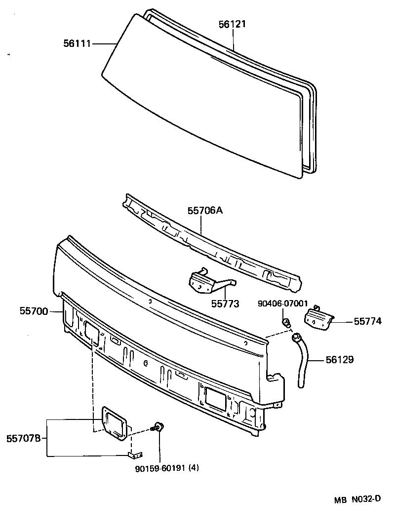 55701-95445 PANEL ASSY, FRONT product image