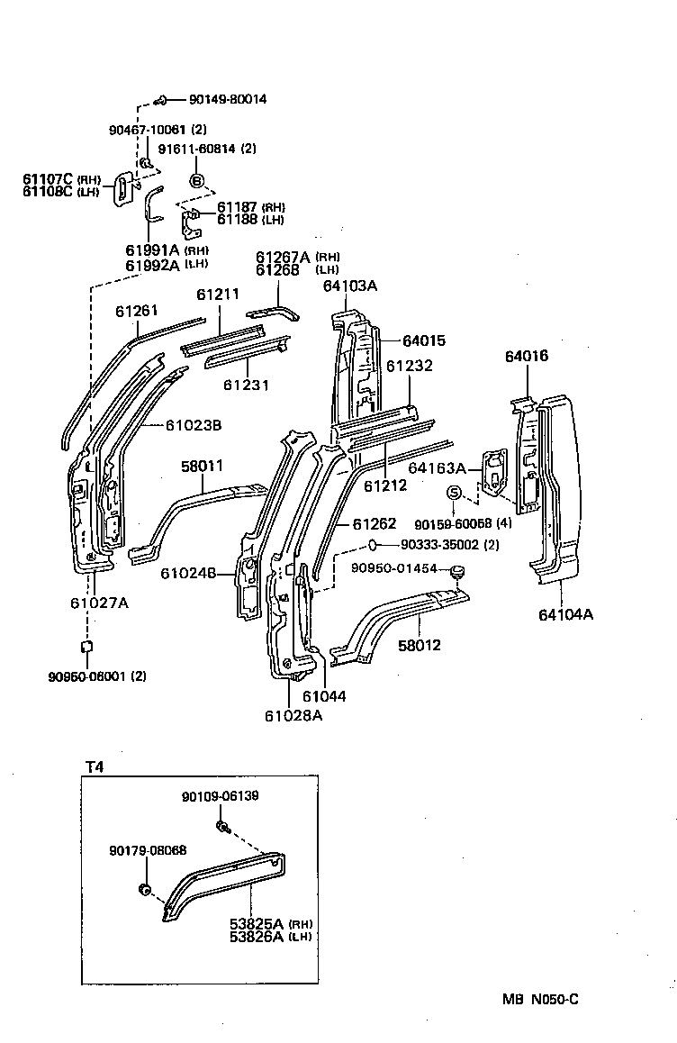 58012-95018 PANEL SUB-ASSY, FRONT FLOOR SIDE, LH product image