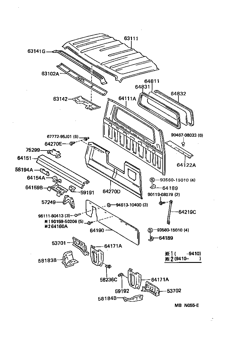 64141-95021-06 SILENCER, BACK PANEL, NO.1 product image