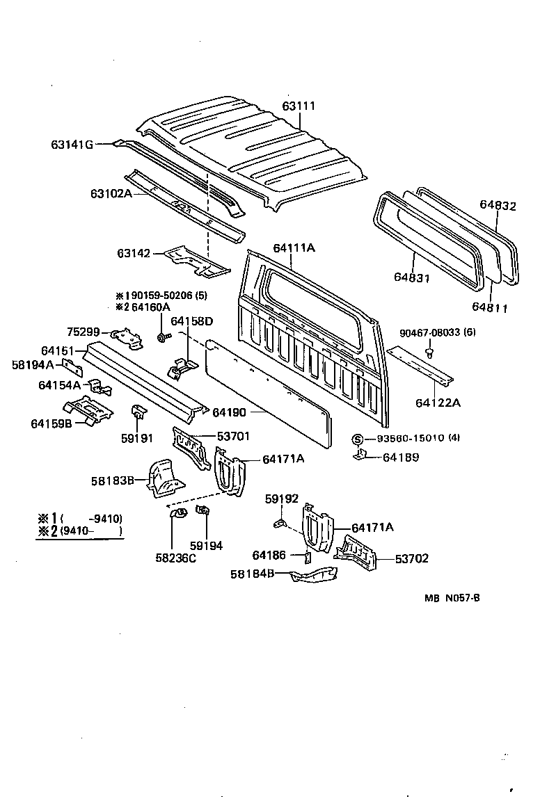 59192-95A00 BRACKET, NOISE SHUTTER, NO.2 product image