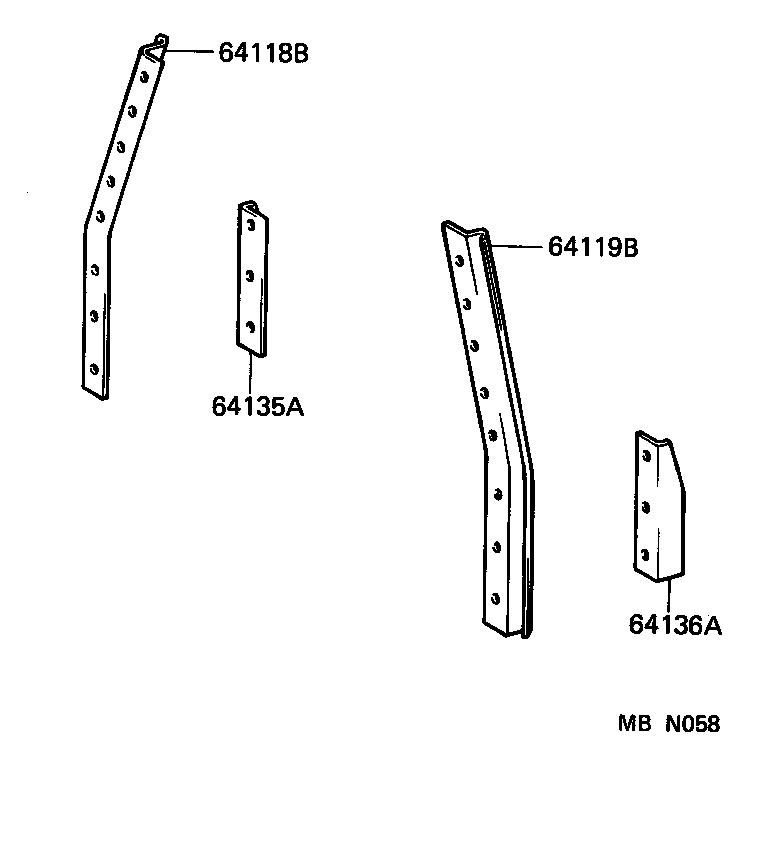 64141-95021-06 SILENCER, BACK PANEL, NO.1 product image
