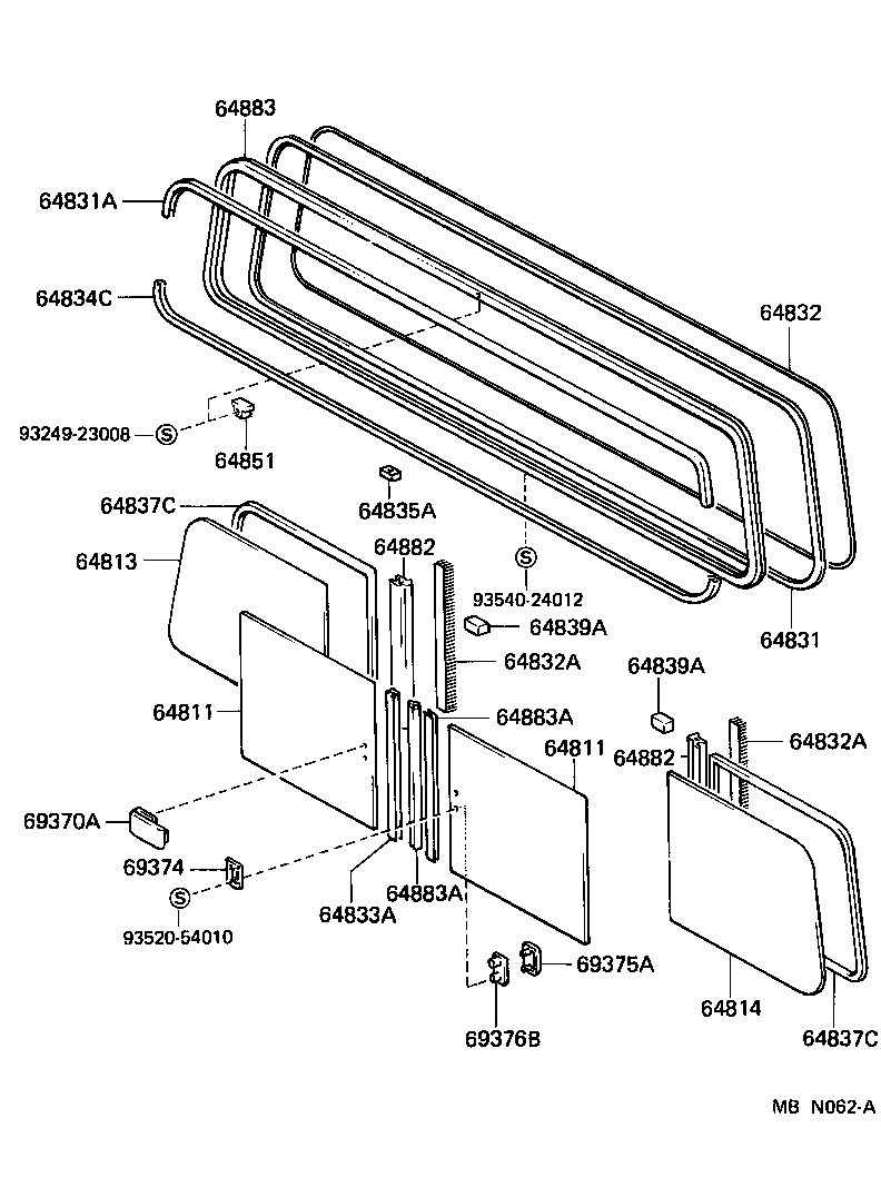 64141-95021-06 SILENCER, BACK PANEL, NO.1 product image