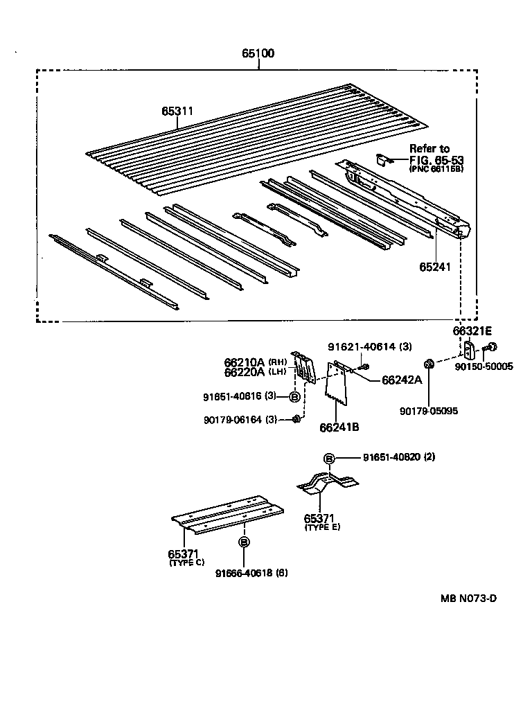 65100-95L07 FLOOR ASSY, REAR BODY product image