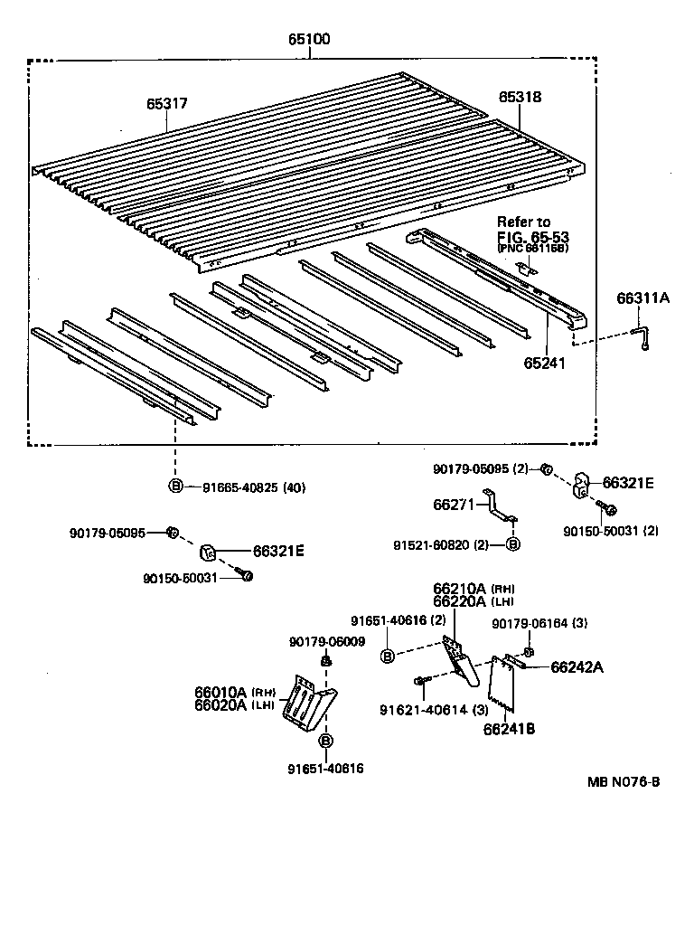 65100-95L07 FLOOR ASSY, REAR BODY product image