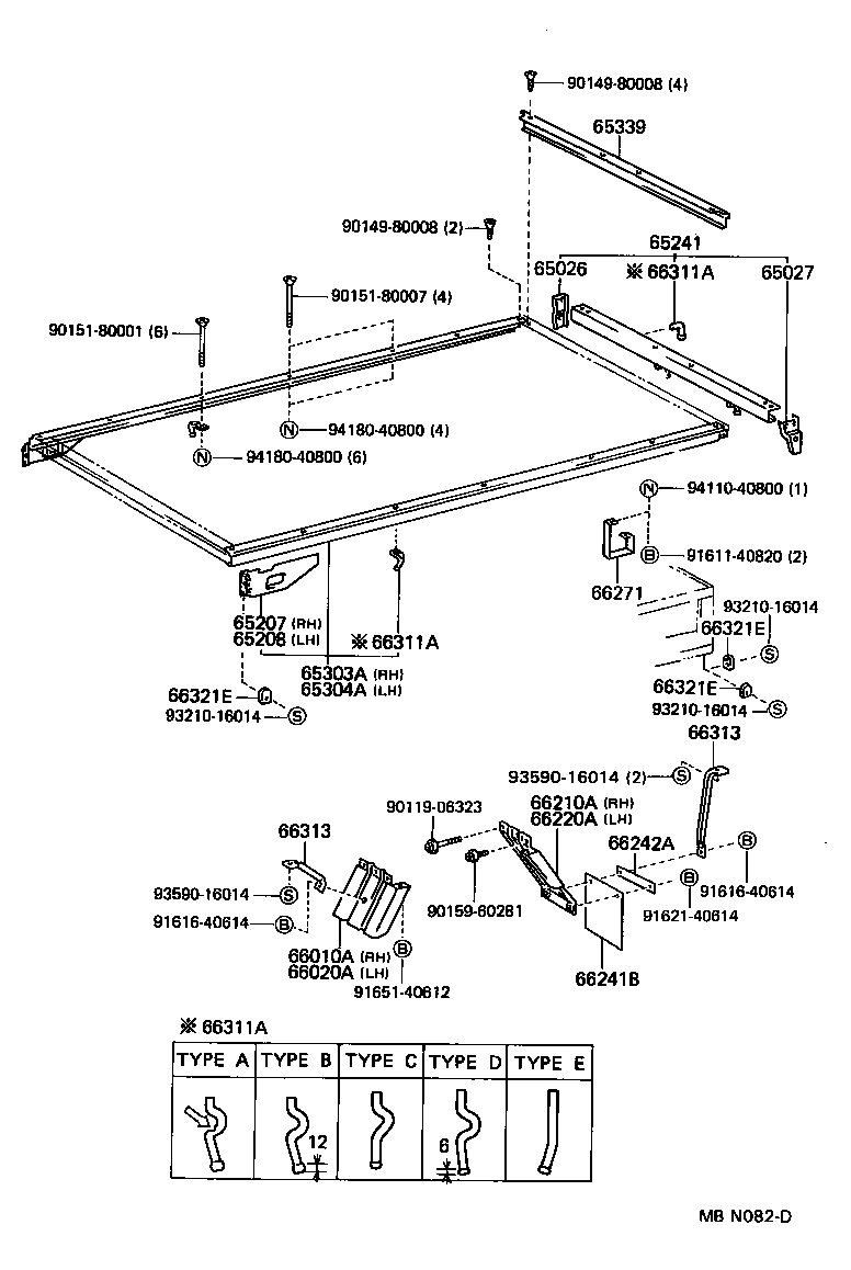 65100-95L07 FLOOR ASSY, REAR BODY product image