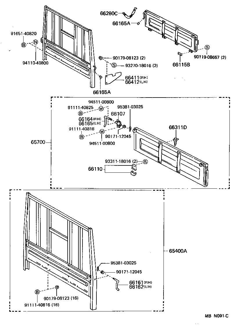 65207-37010 BRACKET, GUARD FRAME, RH product image