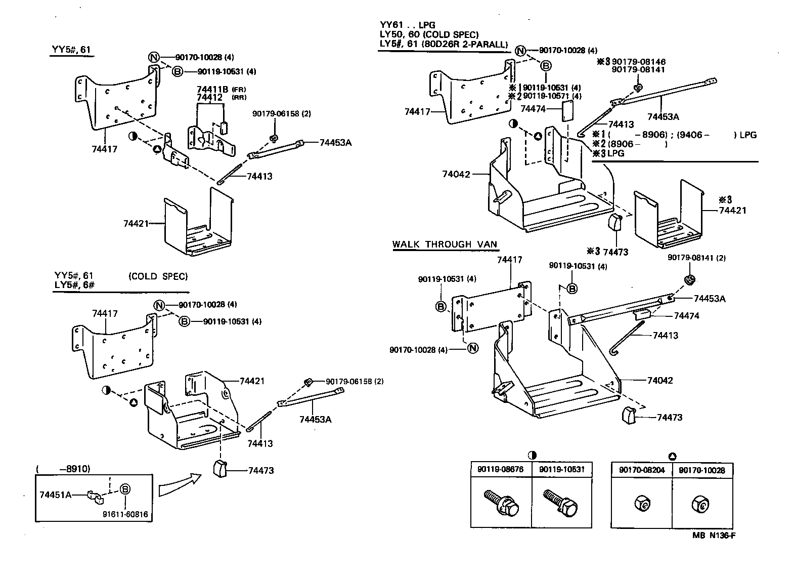 74417-25050 BRACKET, BATTERY CARRIER product image