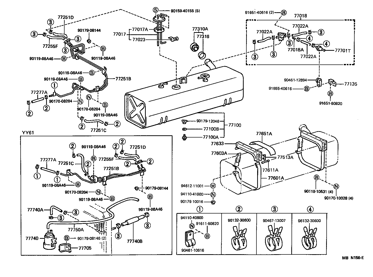 77205-25061 TUBE, FUEL MAIN product image