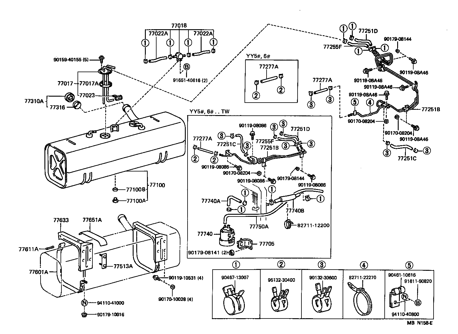 77501-25071 STAY, FUEL TANK product image