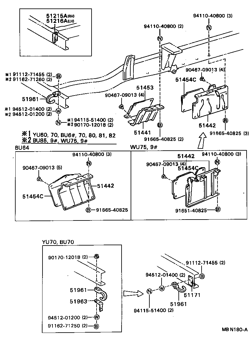 51407-36040 COVER, ENGINE UNDER, NO.1 product image