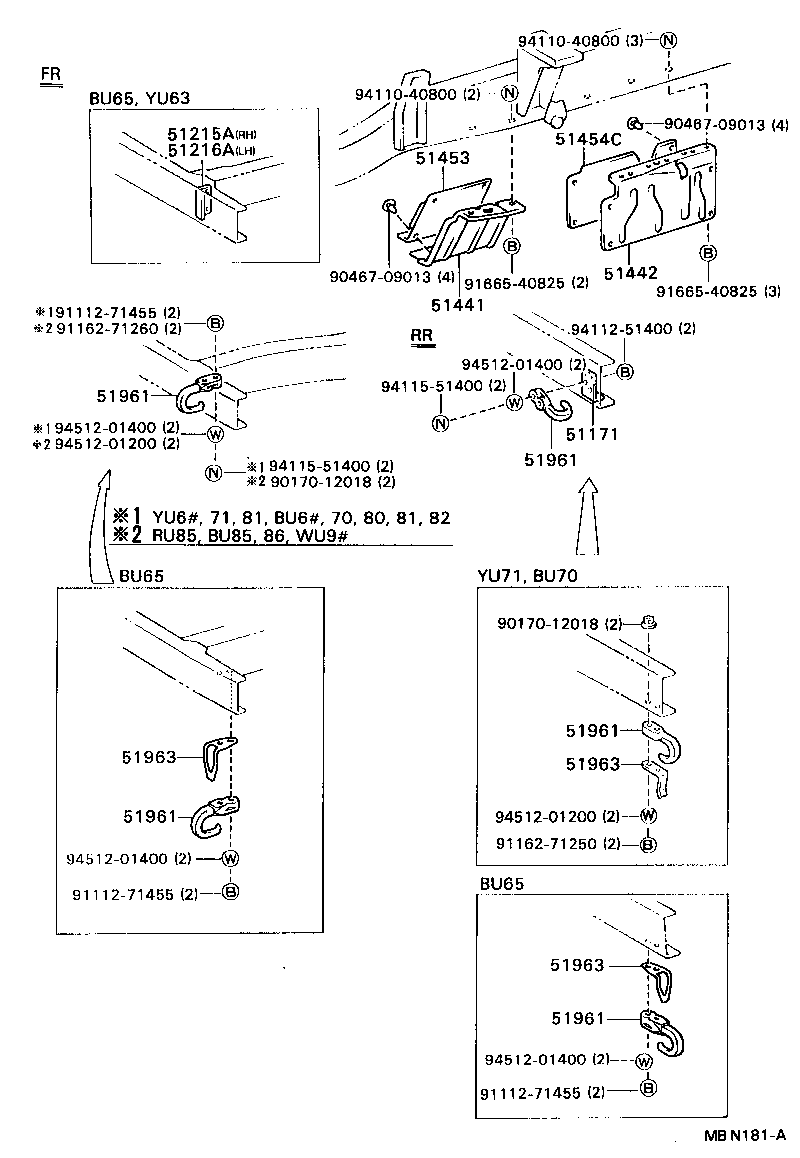 51407-36020 COVER, ENGINE UNDER, NO.1 product image