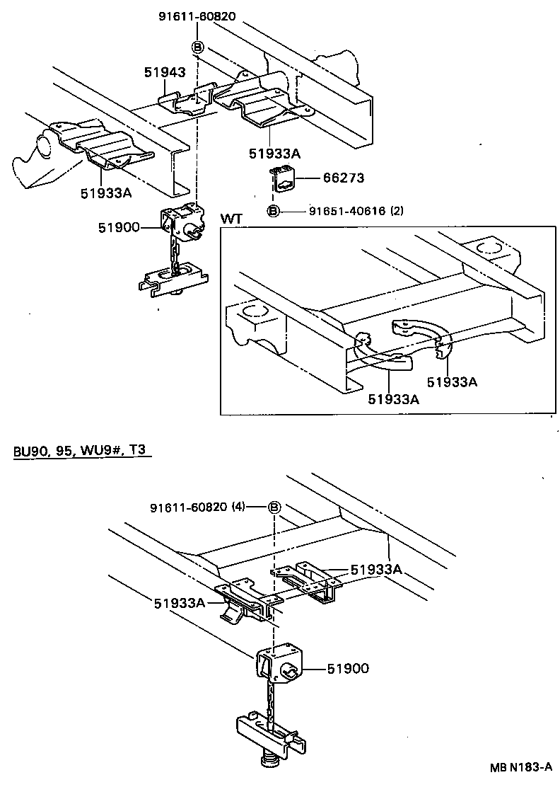 51903-36050 STOPPER, SPARE WHEEL, NO.1 product image