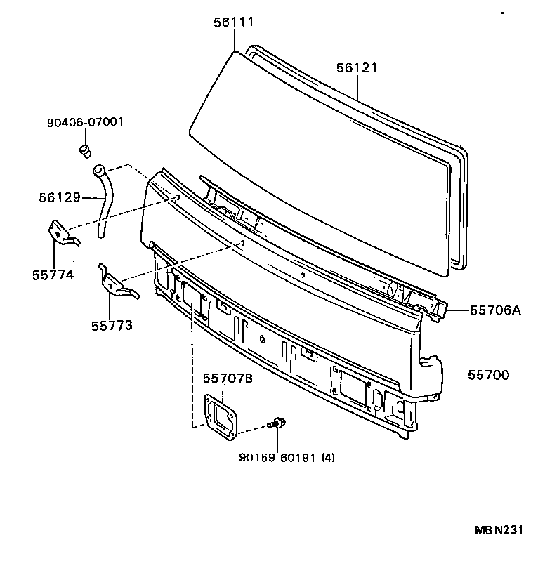 55701-95448 PANEL ASSY, FRONT product image