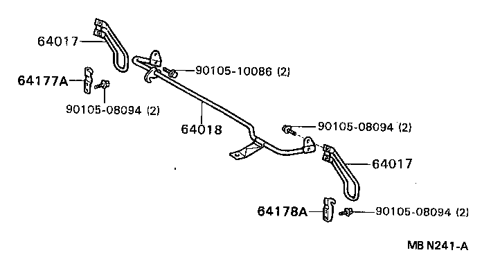 58101-95452 PAN SUB-ASSY, FRONT FLOOR product image