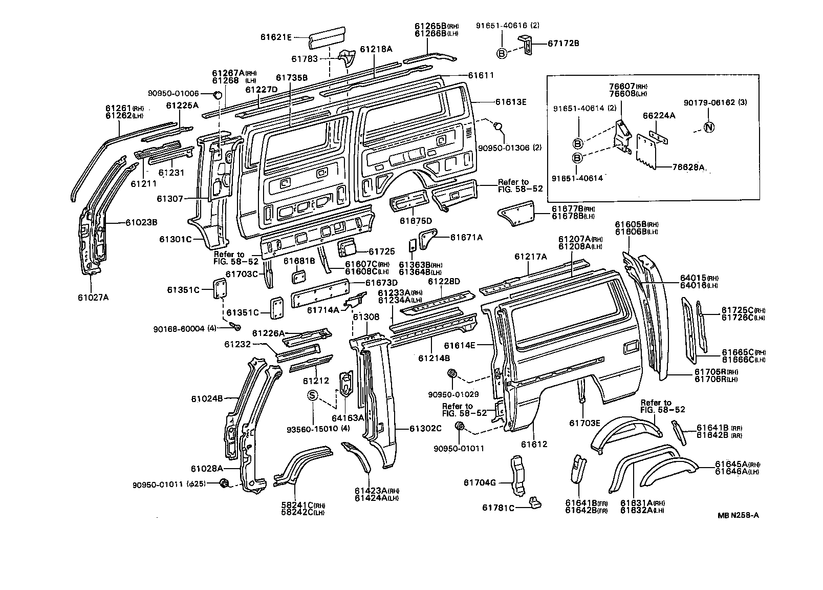 58012-95447 PANEL SUB-ASSY, FRONT FLOOR SIDE, LH product image