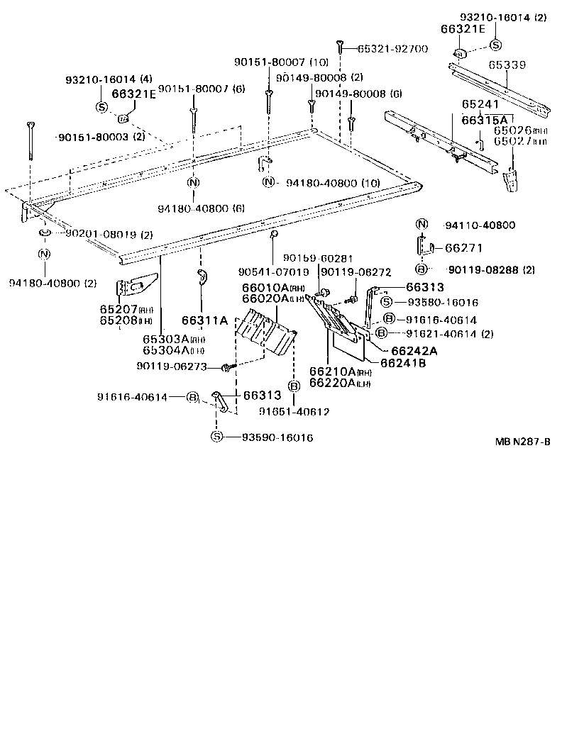65100-95437 FLOOR ASSY, REAR BODY product image