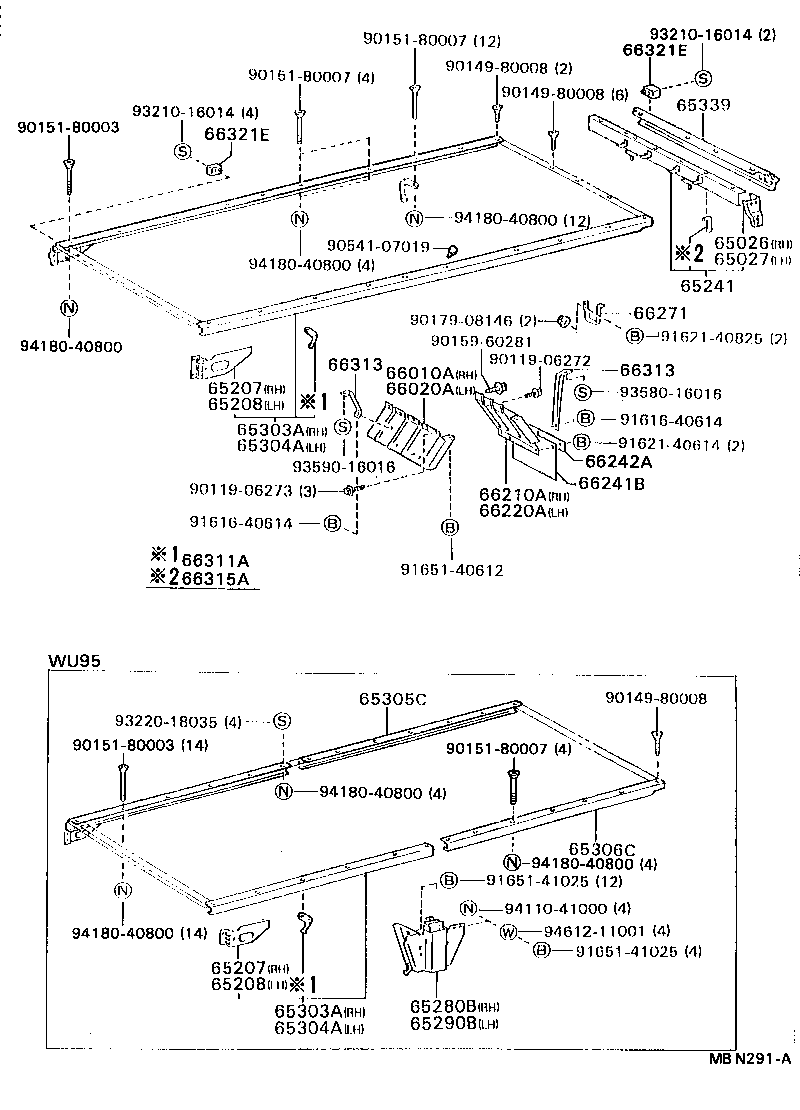 65100-95437 FLOOR ASSY, REAR BODY product image