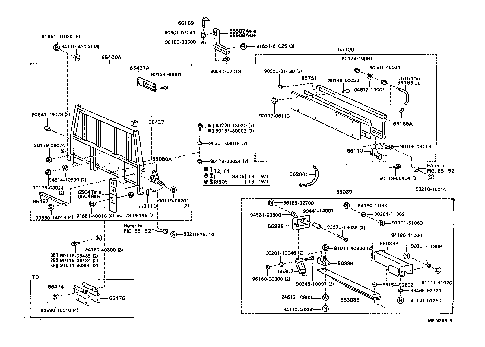 65700-92829 GATE ASSY, REAR BODY TAIL product image