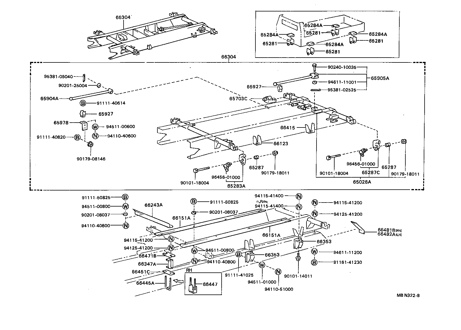 65026-93300 HINGE SUB-ASSY, VESSEL product image