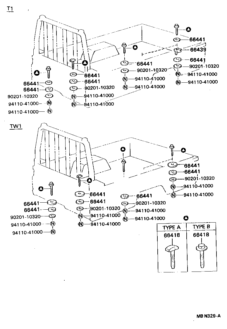 66446-92804 BRACE, FRAME FLOOR product image