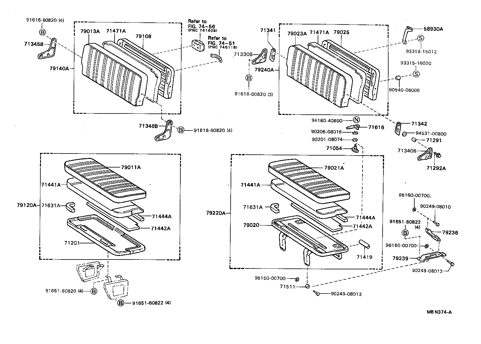 71014-92602 FRAME SUB-ASSY, FRONT SEAT BACK, LH product image