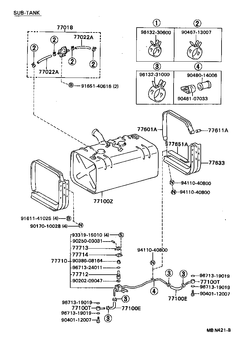 77001-3B030 TANK ASSY, FUEL product image
