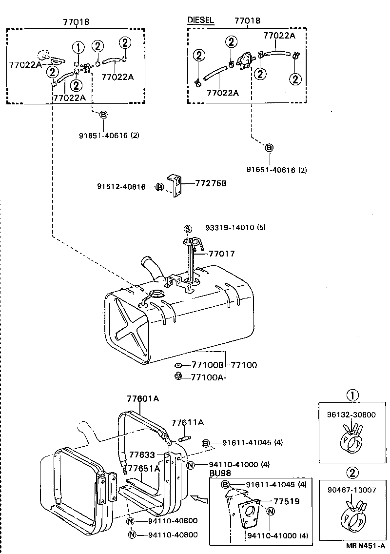 77001-3B030 TANK ASSY, FUEL product image