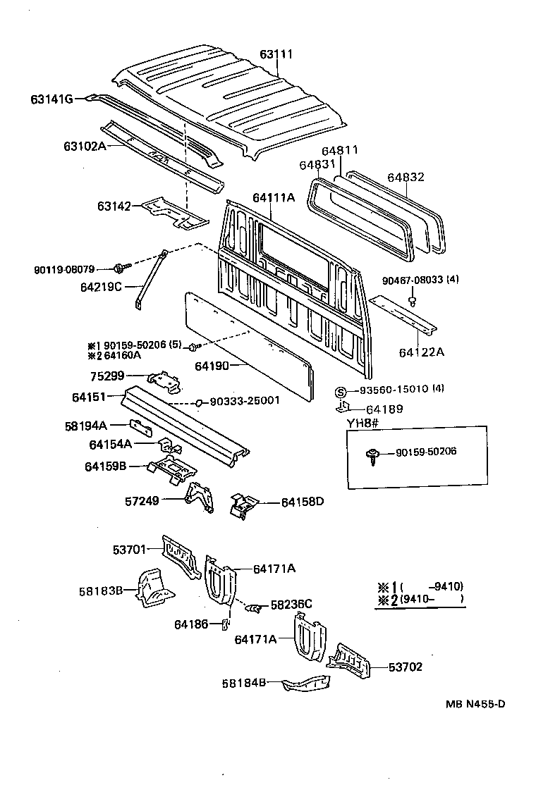 53717-95413 APRON SUB-ASSY, FRONT FENDER, RH product image