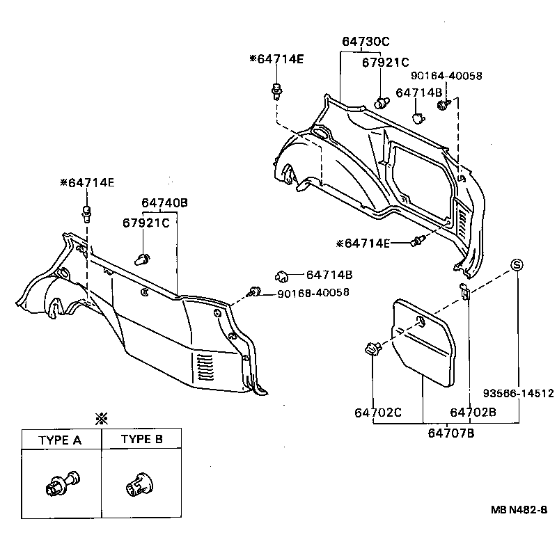 64330-20880-06 PANEL ASSY, PACKAGE TRAY TRIM product image