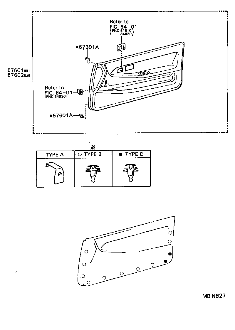 67862-16240 WEATHERSTRIP, FRONT DOOR, LH product image