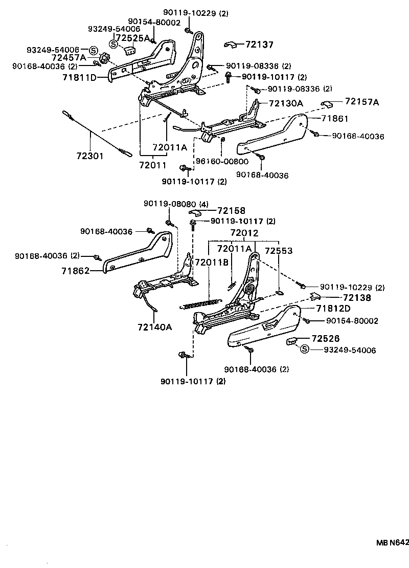 71420-16601-04 CUSHION ASSY, FRONT SEAT, LH (FOR SEPARATE TYPE) product image