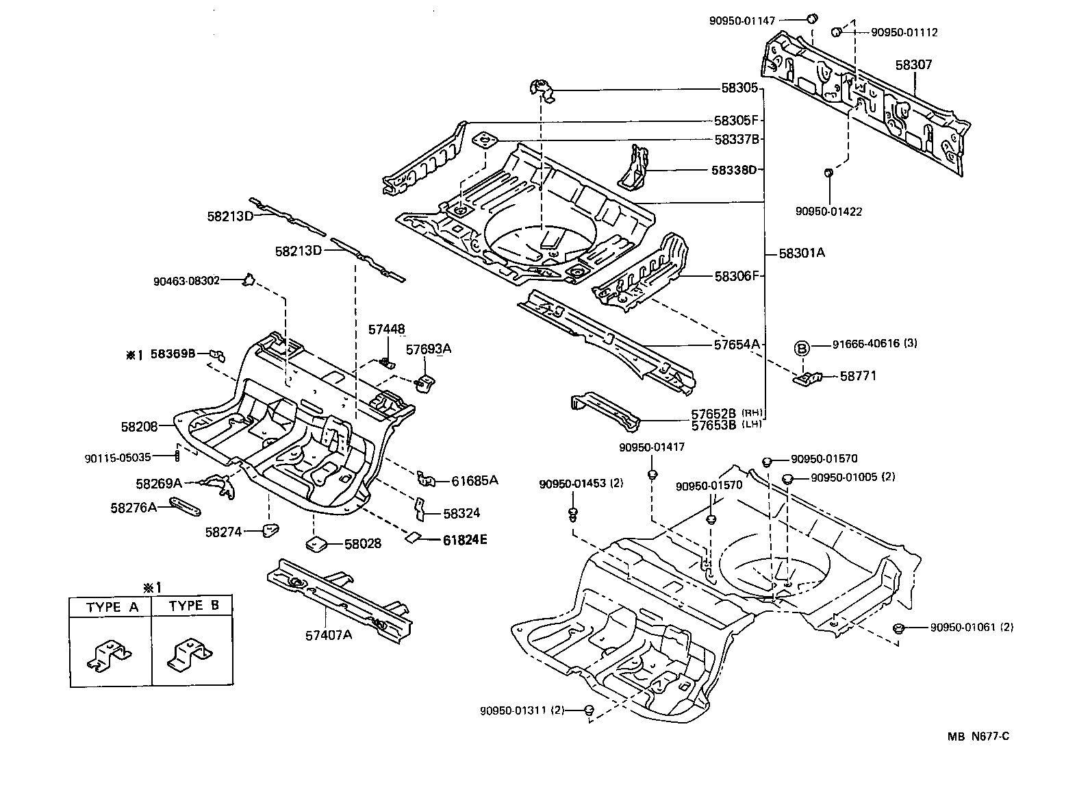 47351-30220 BRACKET, FLEXIBLE HOSE product image