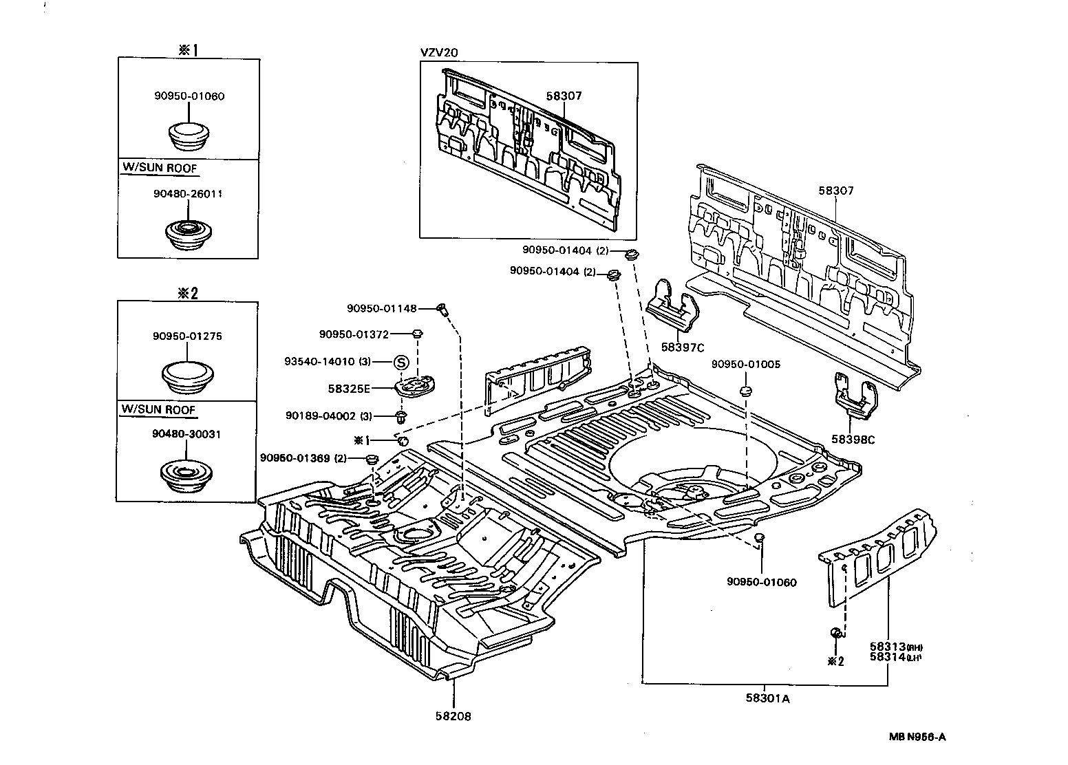 58307-32260 PANEL SUB-ASSY, BODY LOWER BACK product image