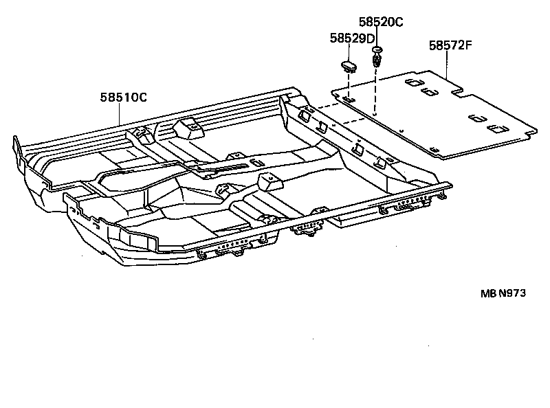 58510-32150-06 CARPET ASSY, FRONT FLOOR, FRONT product image