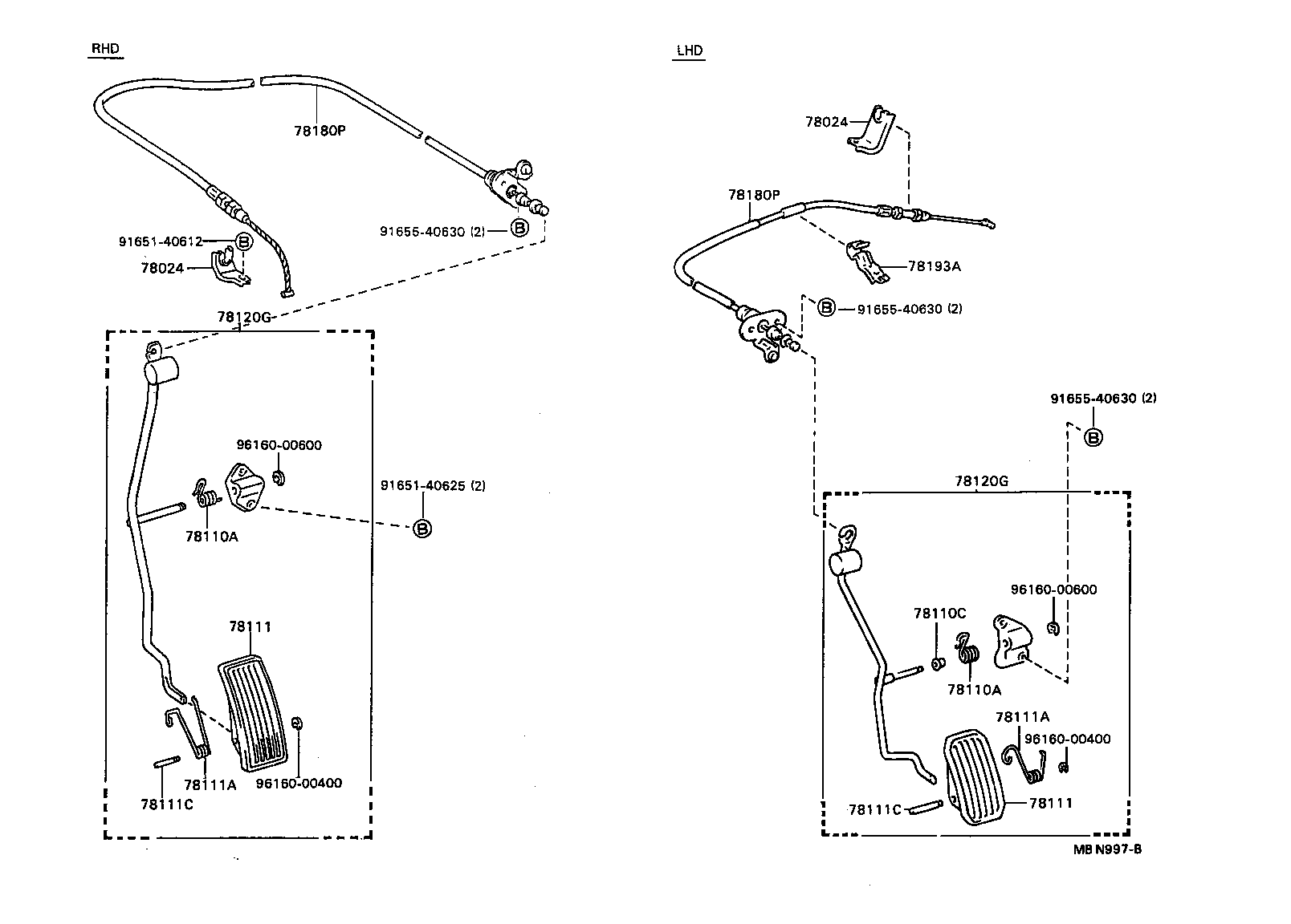 78180-32200 CABLE ASSY, ACCELERATOR CONTROL product image
