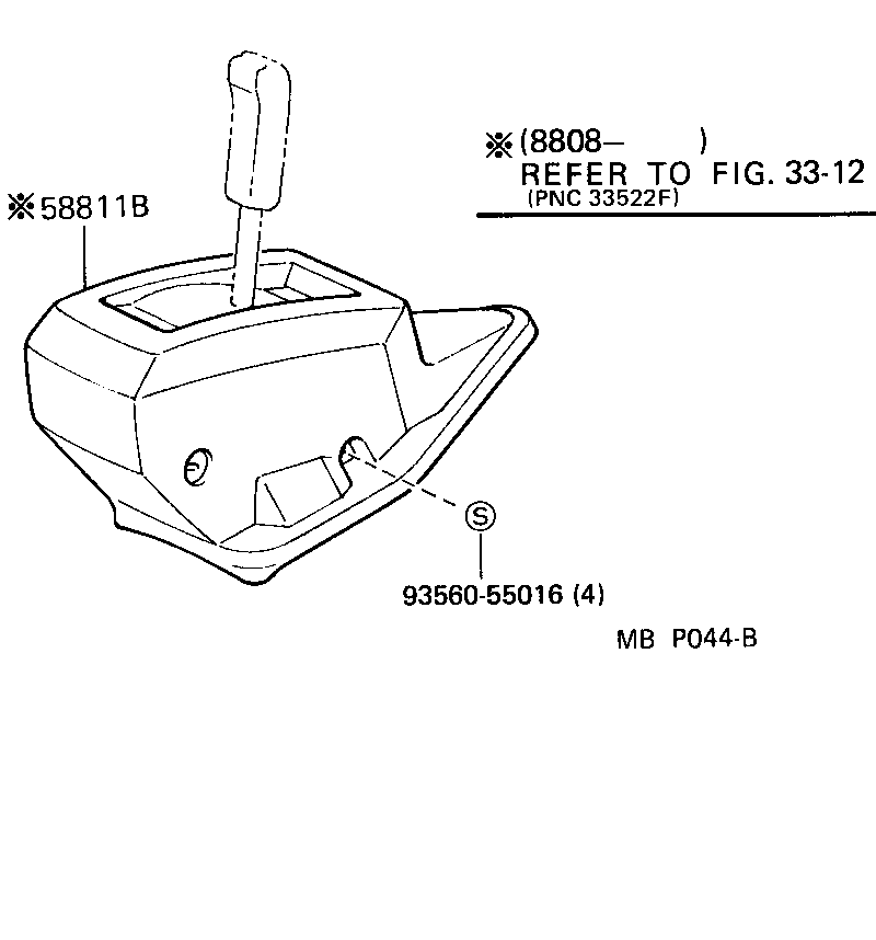 58811-95A01-06 BOX, CONSOLE product image