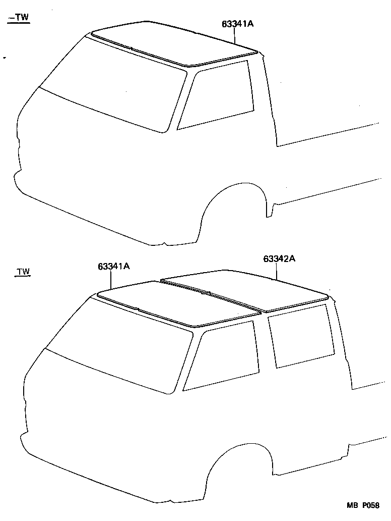 63341-95415-06 SILENCER, ROOF, NO.1 product image