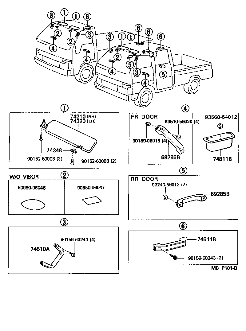 74610-95403-06 GRIP SUB-ASSY, ASSIST product image