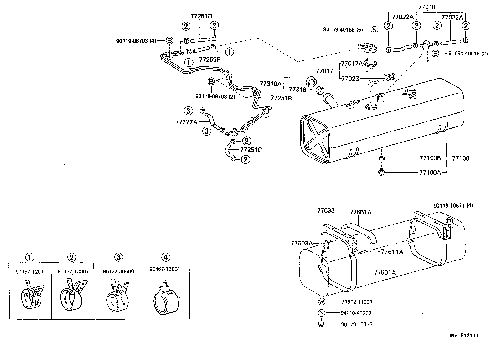77001-26420 TANK ASSY, FUEL product image