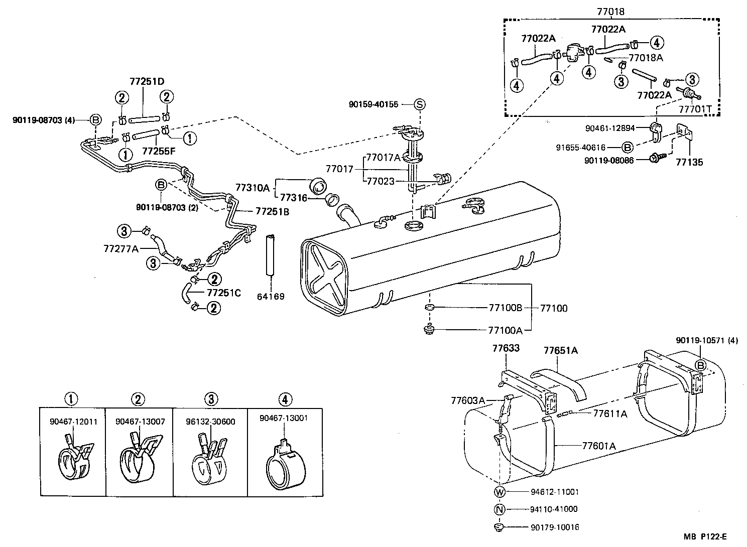 77001-26420 TANK ASSY, FUEL product image