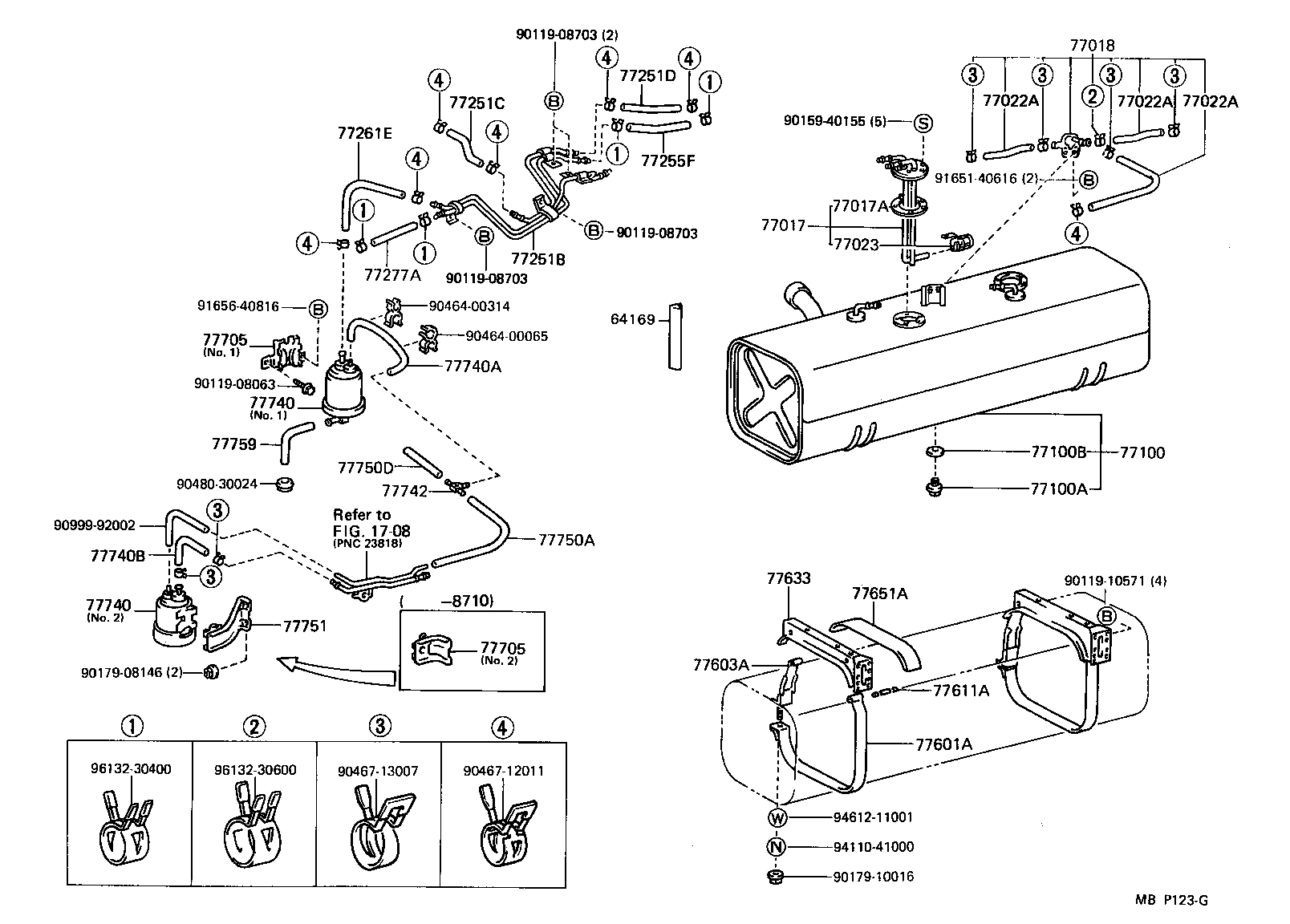 77018-25120 VALVE SUB-ASSY, FUEL VAPOUR SEPARATE product image