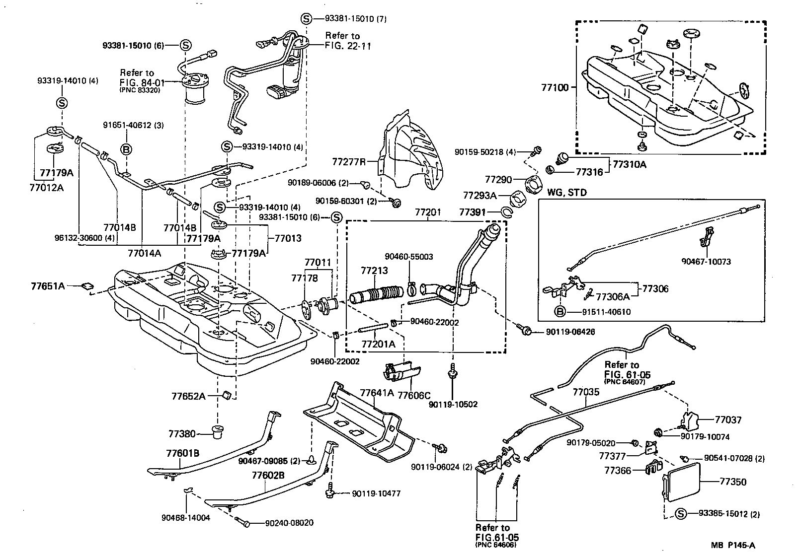 Toyota 77001-39295 TANK ASSY, FUEL