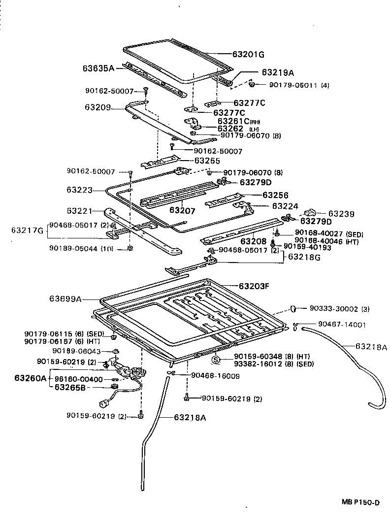 64101-32110 PANEL SUB-ASSY, UPPER BACK product image