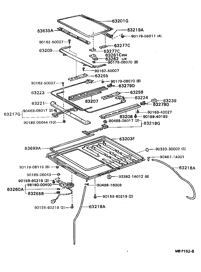 64101-32061 PANEL SUB-ASSY, UPPER BACK product image