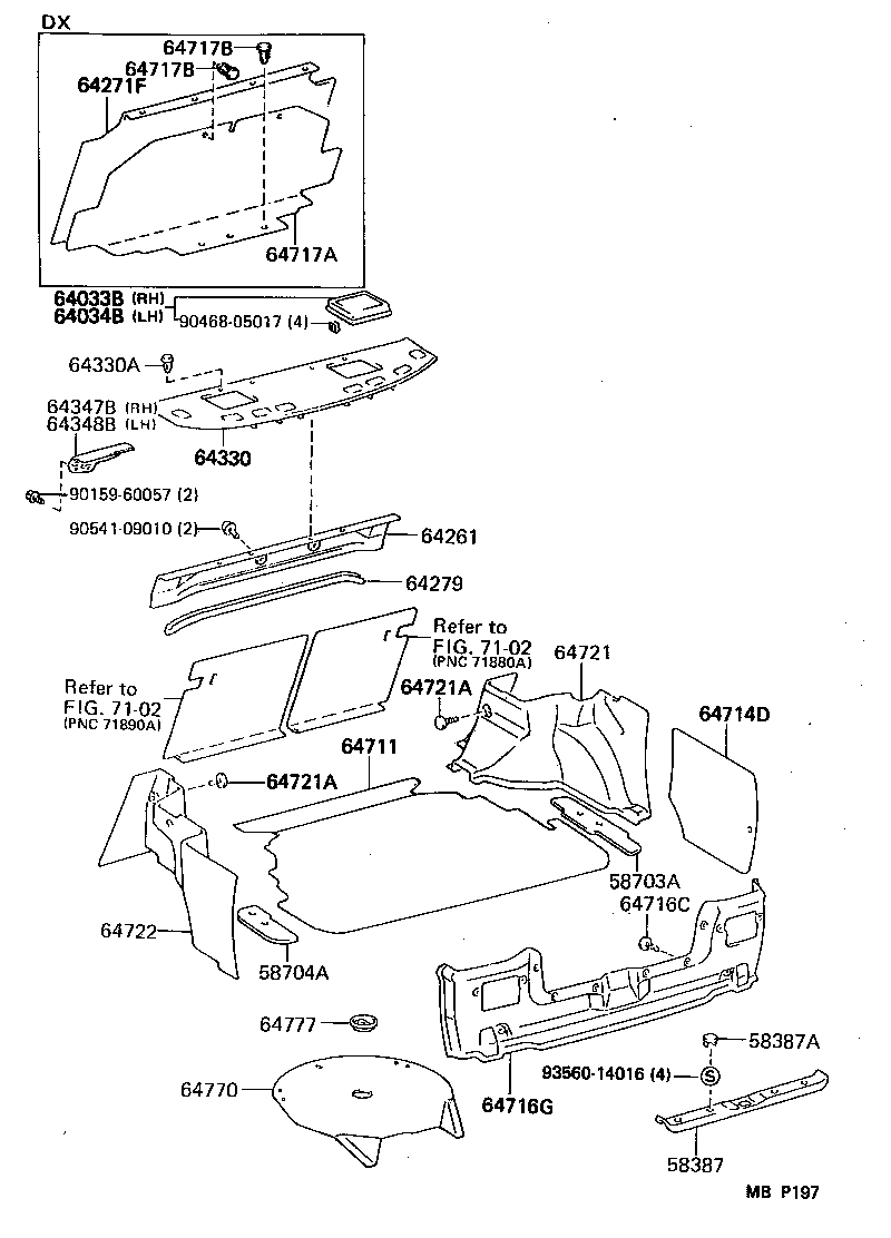 64330-32142-06 PANEL ASSY, PACKAGE TRAY TRIM product image