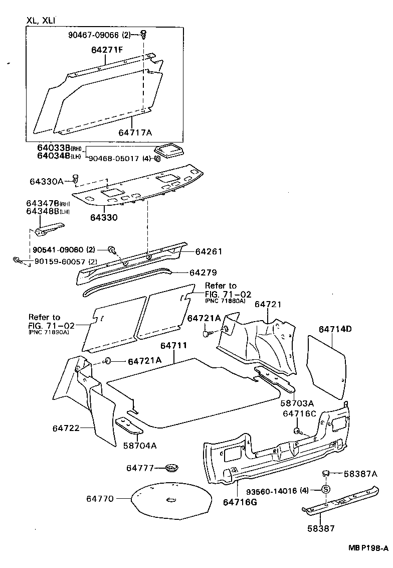 64330-32191-06 PANEL ASSY, PACKAGE TRAY TRIM product image