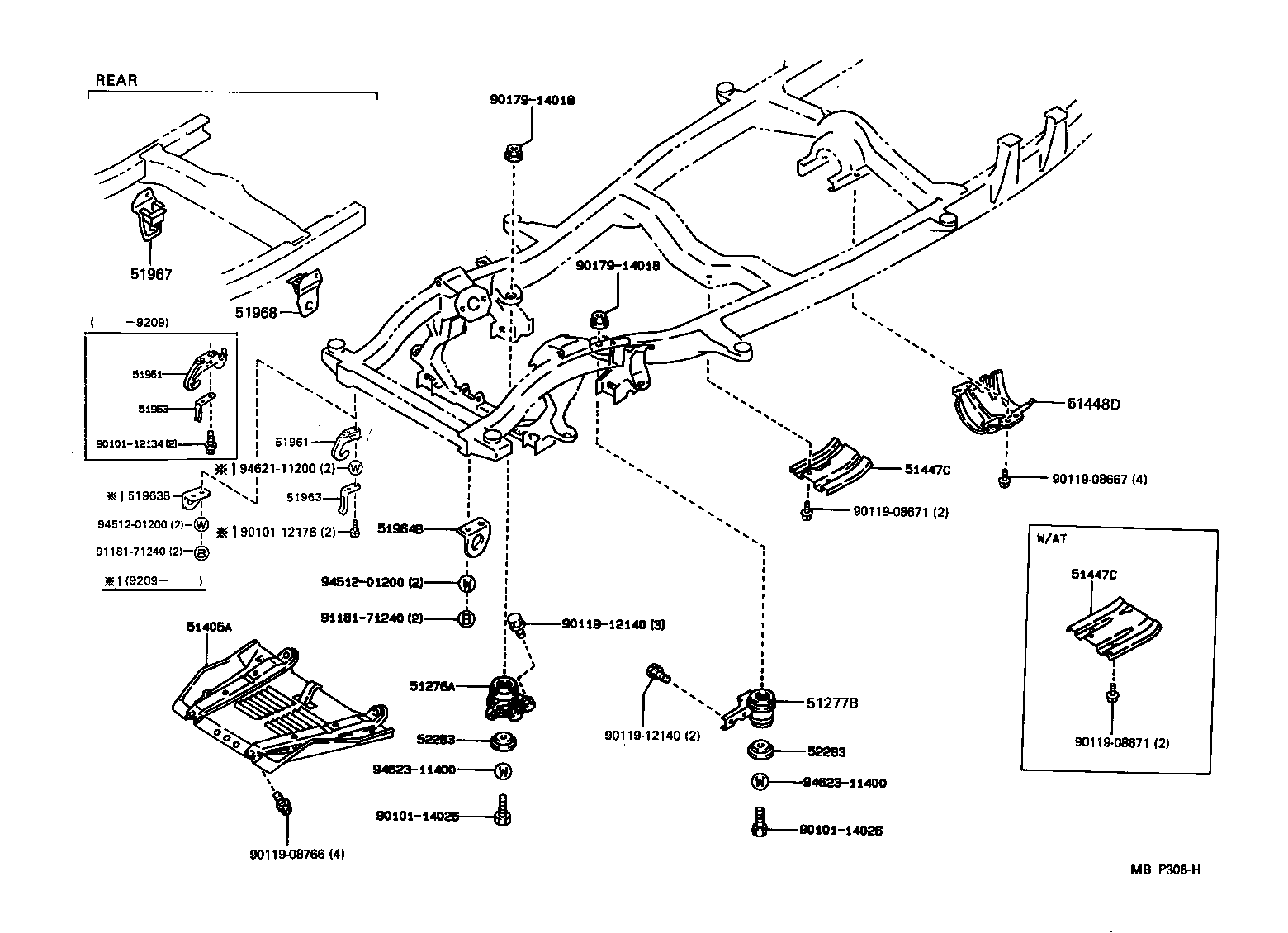 Toyota 51448-35010 PROTECTOR, PROPELLER SHAFT