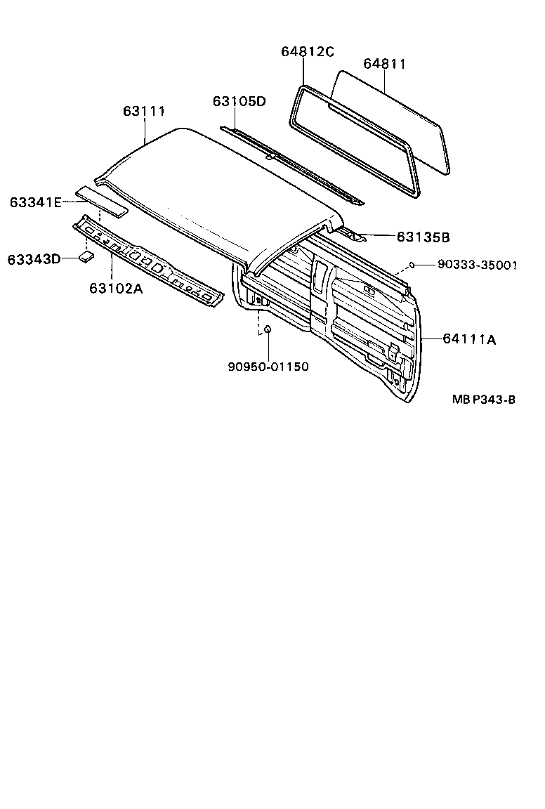 64101-89146 PANEL, BACK product image